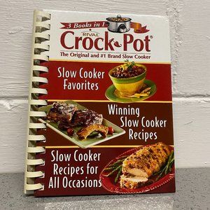 Rival Crock Pot 3 in 1 Cook Book - Hardcover